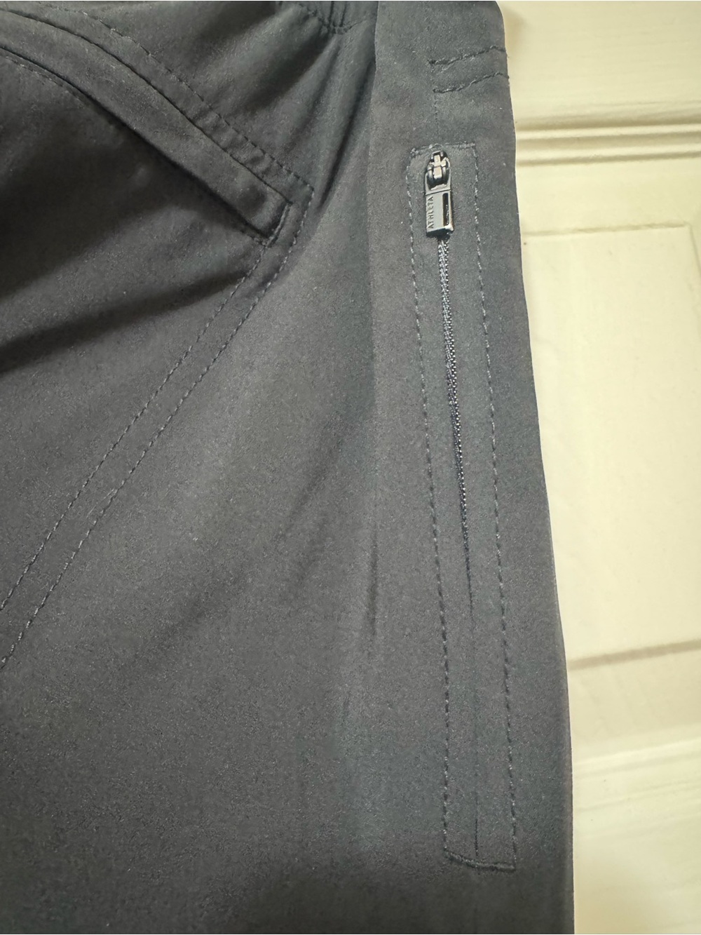 Athleta Black Midi Skirt with Elastic Waist - Picture 7 of 8